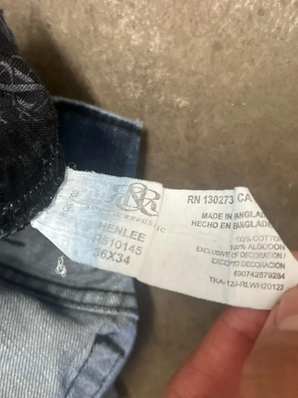 Rock & Republic men’s y2k